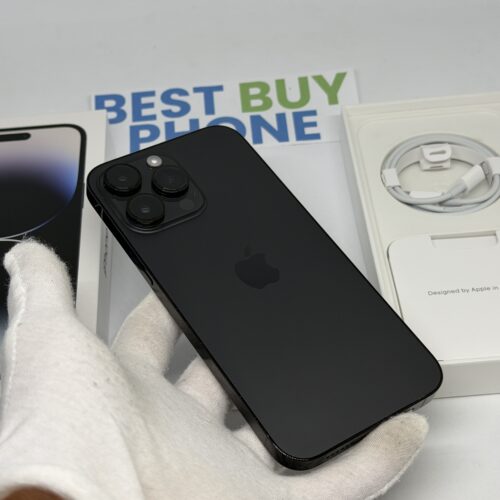 IMG_4332 2 iPhone 14 Pro Max 128GB zwart /krasvrij glas /86% batt /garantie