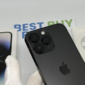 IMG_4333 2 iPhone 14 Pro Max 128GB zwart /krasvrij glas /86% batt /garantie
