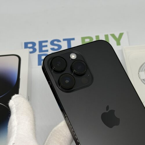 IMG_4333 2 iPhone 14 Pro Max 128GB zwart /krasvrij glas /86% batt /garantie