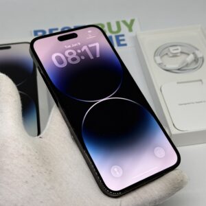 IMG_4335 iPhone 14 Pro Max 128GB zwart /krasvrij glas /86% batt /garantie