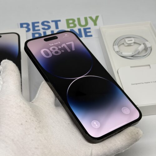 IMG_4336 iPhone 14 Pro Max 128GB zwart /krasvrij glas /86% batt /garantie