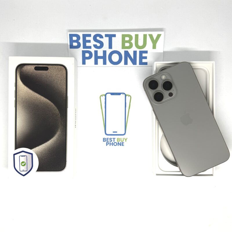 iPhone 15 Pro Max 256GB zwart /zeer net /88% batt /garantie
