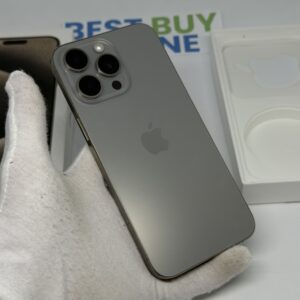 iPhone 15 Pro Max 256GB zwart /zeer net /88% batt /garantie