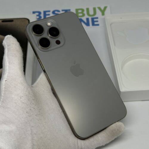 iPhone 15 Pro Max 256GB zwart /zeer net /88% batt /garantie