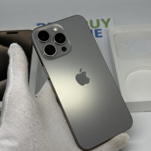 iPhone 15 Pro Max 256GB zwart /zeer net /88% batt /garantie