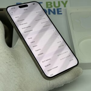 iPhone 15 Pro Max 256GB zwart /zeer net /88% batt /garantie