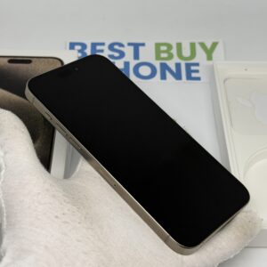 iPhone 15 Pro Max 256GB zwart /zeer net /88% batt /garantie