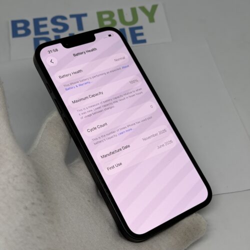 iPhone 16E 128GB zwart /ongebruikt + 12 maanden garantie