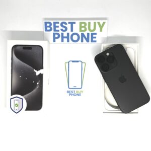 iPhone 15 pro 128GB zwart /zeer net /87% batt /garantie