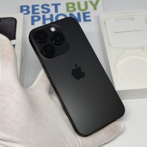iPhone 15 pro 128GB zwart /zeer net /87% batt /garantie