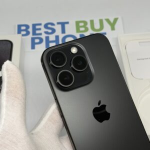 iPhone 15 pro 128GB zwart /zeer net /87% batt /garantie
