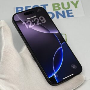 iPhone 16 Pro 256GB zwart /krasvrij scherm /92% batt /garantie
