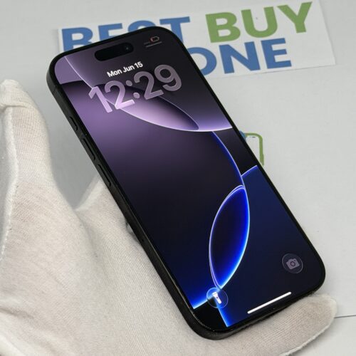 iPhone 16 Pro 256GB zwart /krasvrij scherm /92% batt /garantie