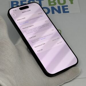 iPhone 16 Pro 256GB zwart /krasvrij scherm /92% batt /garantie