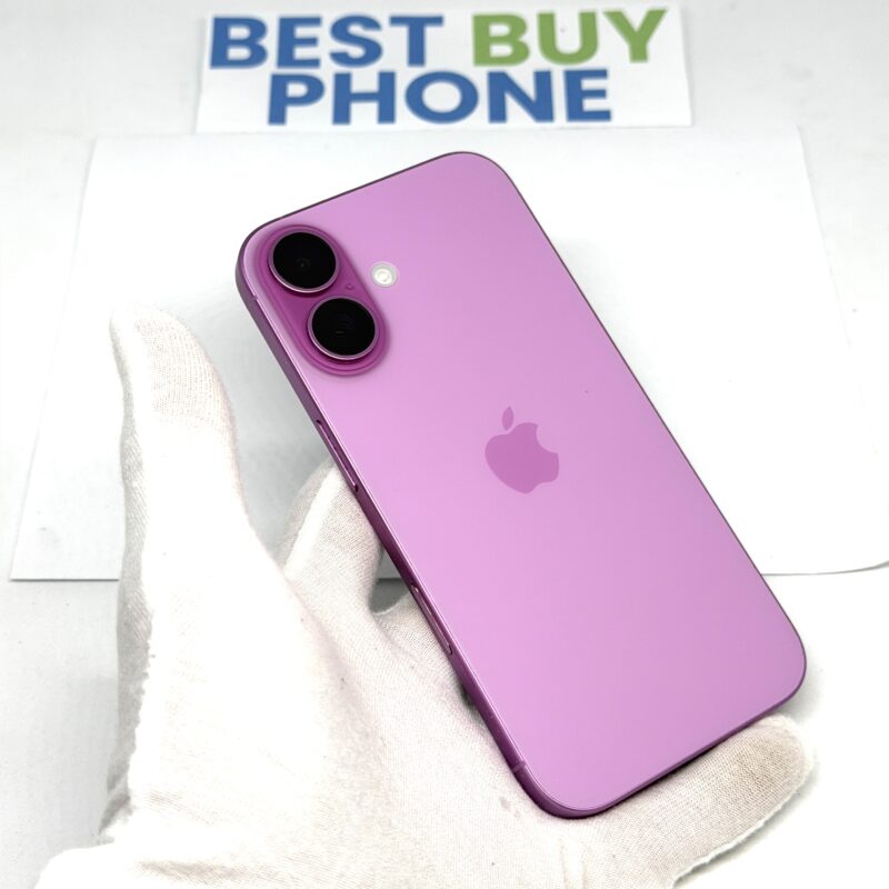 iPhone 16 128GB roze /89% batt /zeer net /garantie