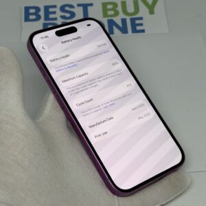 iPhone 16 128GB roze /89% batt /zeer net /garantie