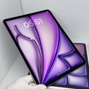 IMG_4582 iPad Air 6e 13 inch M2 128GB paars /zeer net /100% batt /garantie
