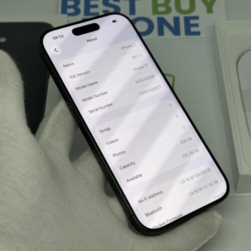 iPhone 17 256GB zwart /ongebruikt + 12 maanden garantie
