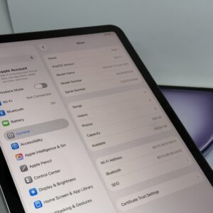 IMG_4643 iPad Air 6e 11 inch M2 256GB grijs /krasvrij /93% batt /garantie