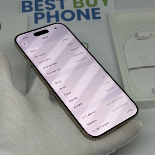 iPhone Air 256GB goud /100% batt /krasvrij /garantie