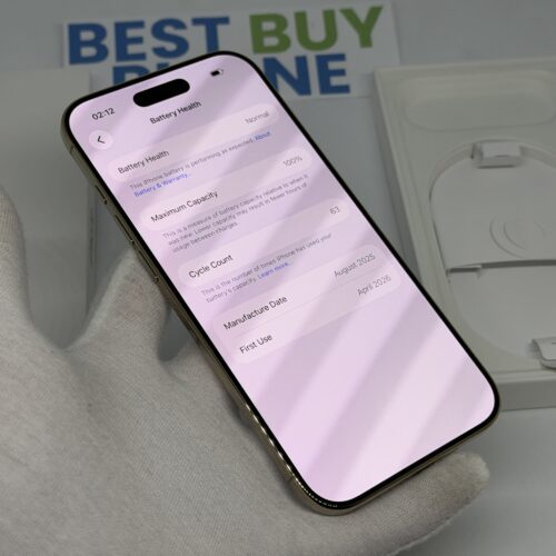 iPhone Air 256GB goud /100% batt /krasvrij /garantie
