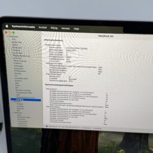 MacBook Air M2 256GB grijs /zeer net /97% batt /garantie