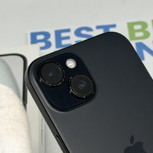 iPhone 15 128GB zwart /krasvrij scherm /92% batt /garantie