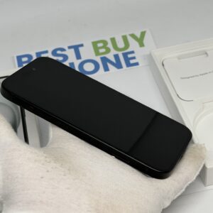 iPhone 15 128GB zwart /krasvrij scherm /92% batt /garantie