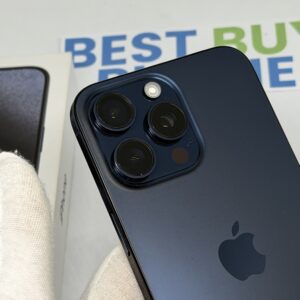 iPhone 15 Pro Max 256GB blauw /zeer net /85% batt /garantie