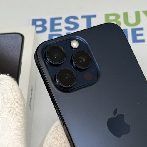 iPhone 15 Pro Max 256GB blauw /zeer net /85% batt /garantie