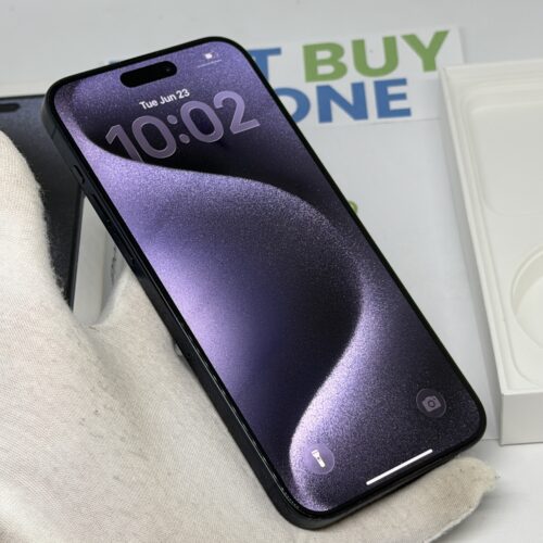 iPhone 15 Pro Max 256GB blauw /zeer net /85% batt /garantie