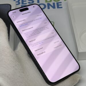 iPhone 15 Pro Max 256GB blauw /zeer net /85% batt /garantie