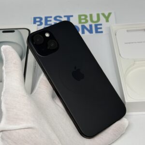 iPhone 15 128GB zwart /licht gebruikt /87% batt /garantie