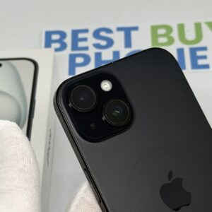 iPhone 15 128GB zwart /licht gebruikt /87% batt /garantie