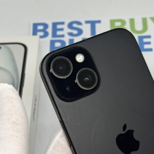 iPhone 15 128GB zwart /licht gebruikt /87% batt /garantie