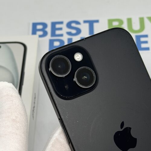 iPhone 15 128GB zwart /licht gebruikt /87% batt /garantie