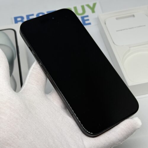 iPhone 15 128GB zwart /licht gebruikt /87% batt /garantie