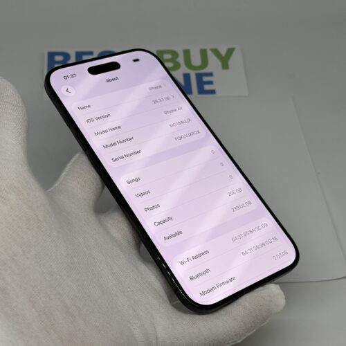IMG_4929 2 iPhone Air 256GB zwart /100% batt /zeer net /garantie