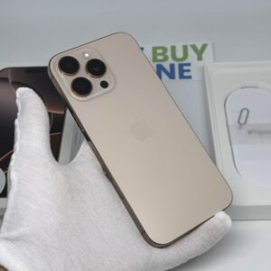 iPhone 16 Pro Max 256GB goud /zeer net /91% batt /garantie