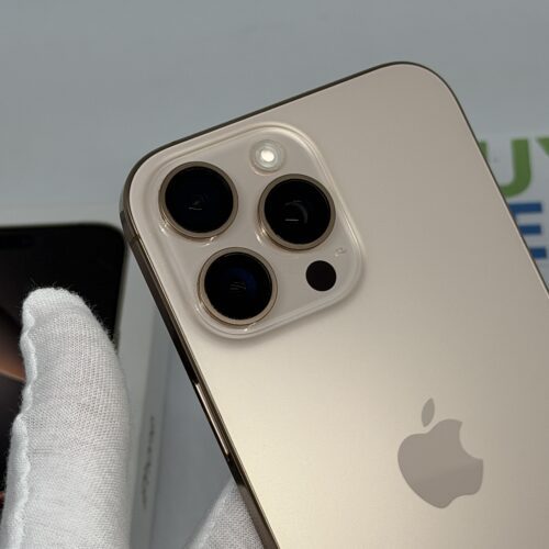 iPhone 16 Pro Max 256GB goud /zeer net /91% batt /garantie