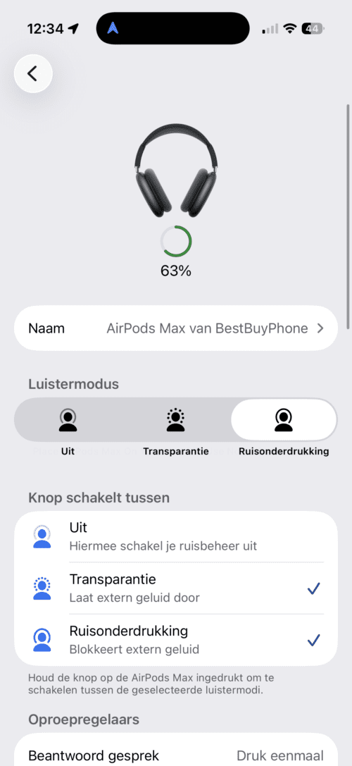 AirPods Max [USB-C] middernacht /Apple care +