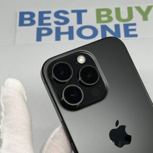 iPhone 15 Pro 128GB zwart /krasvrij /98% batt /garantie