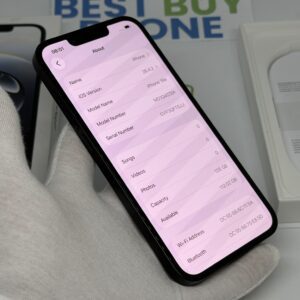 iPhone 16E 128GB zwart /zeer net /100% batt /garantie