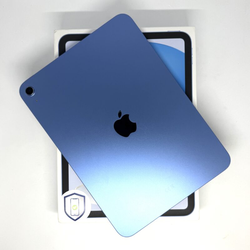 iPad 11e 128GB blauw /krasvrij scherm /100% batt /garantie