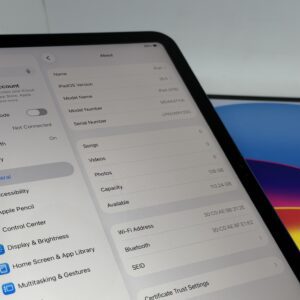 iPad 11e 128GB blauw /krasvrij scherm /100% batt /garantie