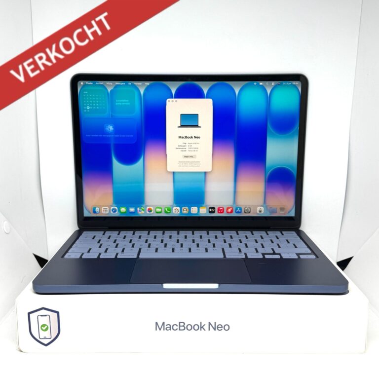 MacBook Neo 512GB indigo touchID /ongebruikt + 12 maanden garantie