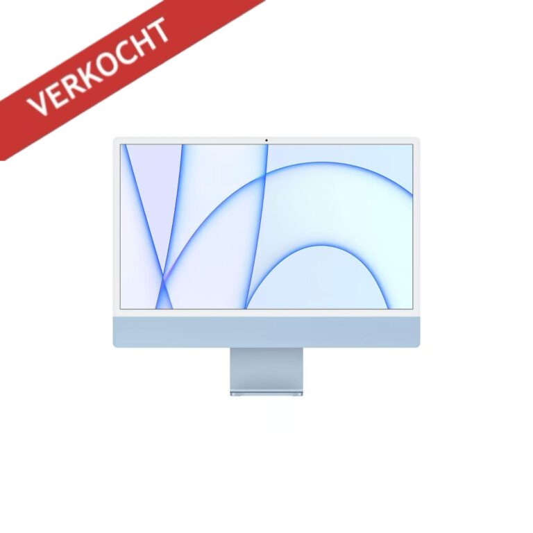 Apple iMac 2021 M1 256GB blauw/ Touch ID zilver + garantie