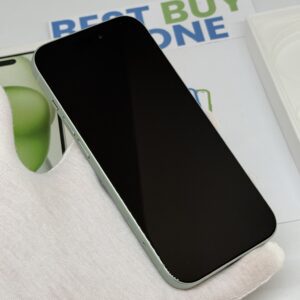 iPhone 15 128GB groen /krasvrij scherm /90% batt /garantie