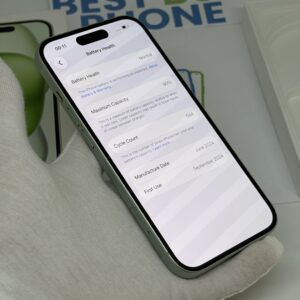 iPhone 15 128GB groen /krasvrij scherm /90% batt /garantie