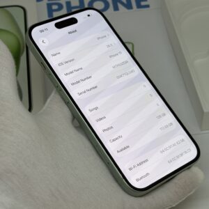 iPhone 15 128GB groen /krasvrij scherm /90% batt /garantie
